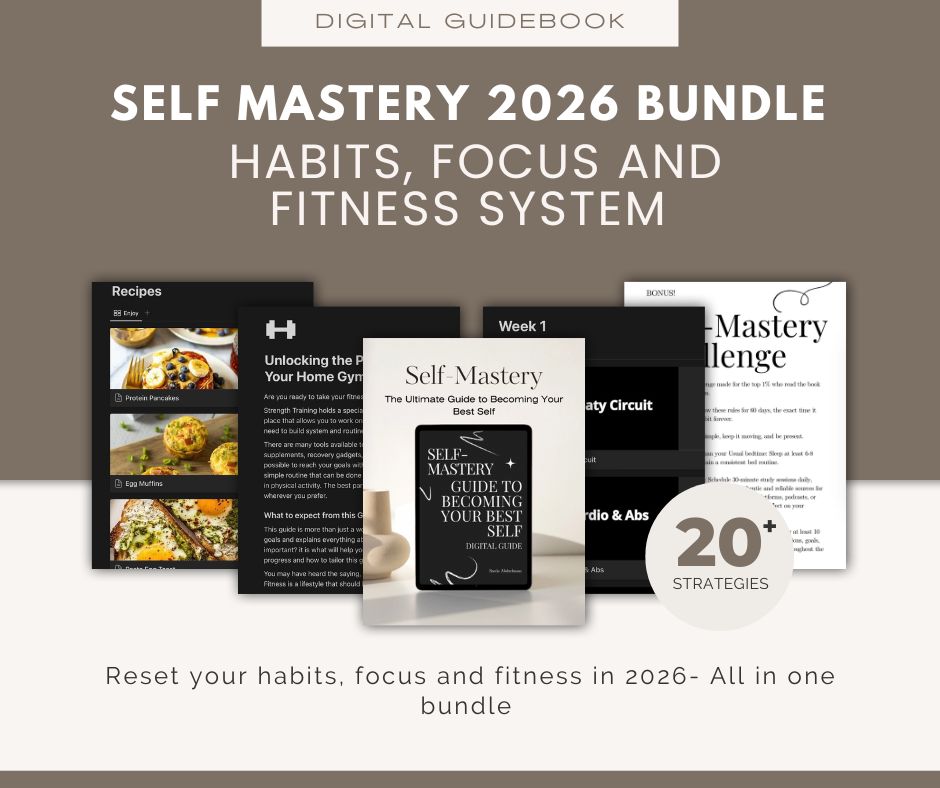 Self-Mastery 2026 Bundle - Habits, focus & fitness System
